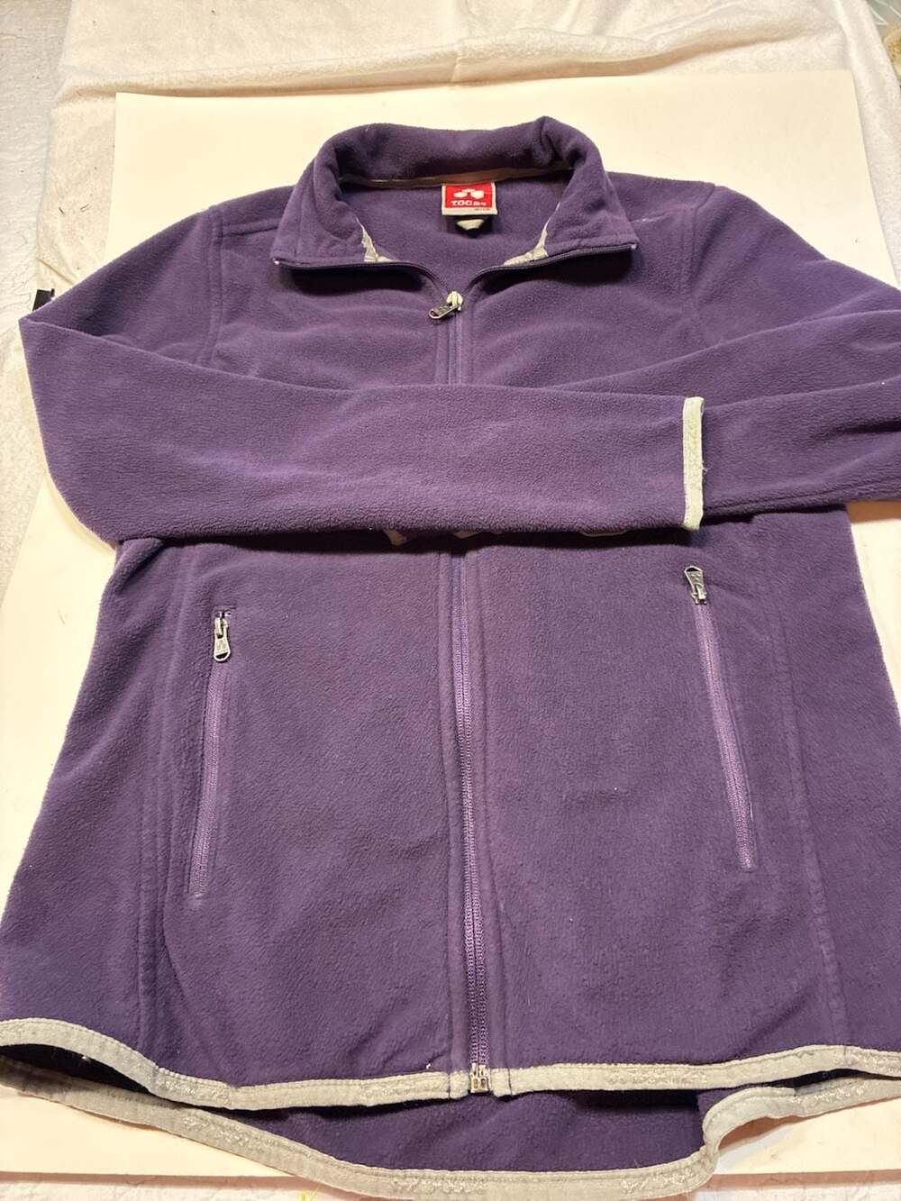 TOG24 Women's Purple Full Zip Fleece Jacket